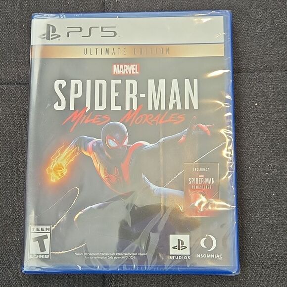 Playstation 5 Spider-Man Ultimate Edition game disk - Picture 1 of 4